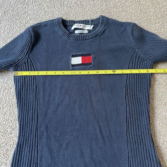 Vintage Y2K Tommy Hilfiger Ribber Knit Sweater S - Picture 6 of 7